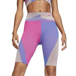 Nike Icon Clash Sculpt Training Shorts size S Fuchsia pink blue